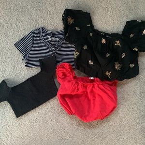 Lot of juniors cute summer tops size XS